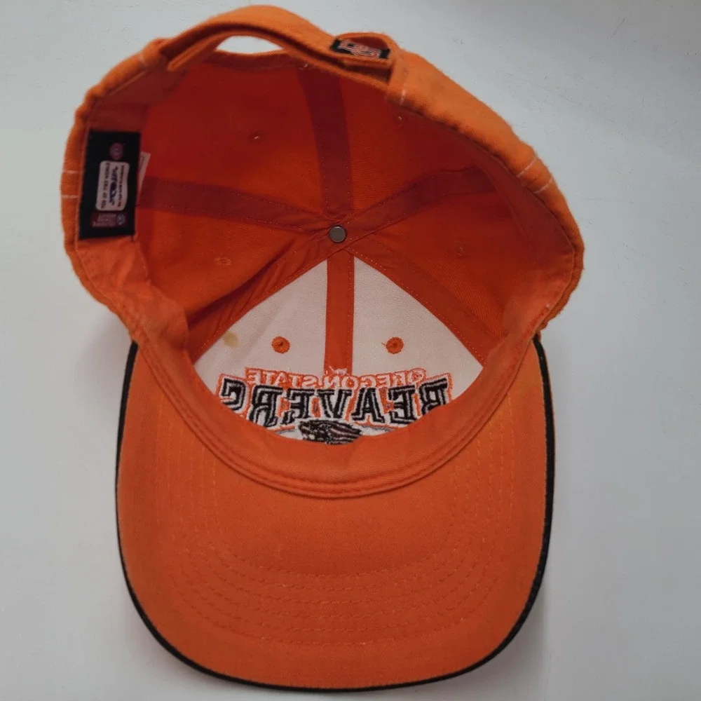 Oregon State Beavers Hat Adjustable Top of the World Orange White NCAA Logo Men